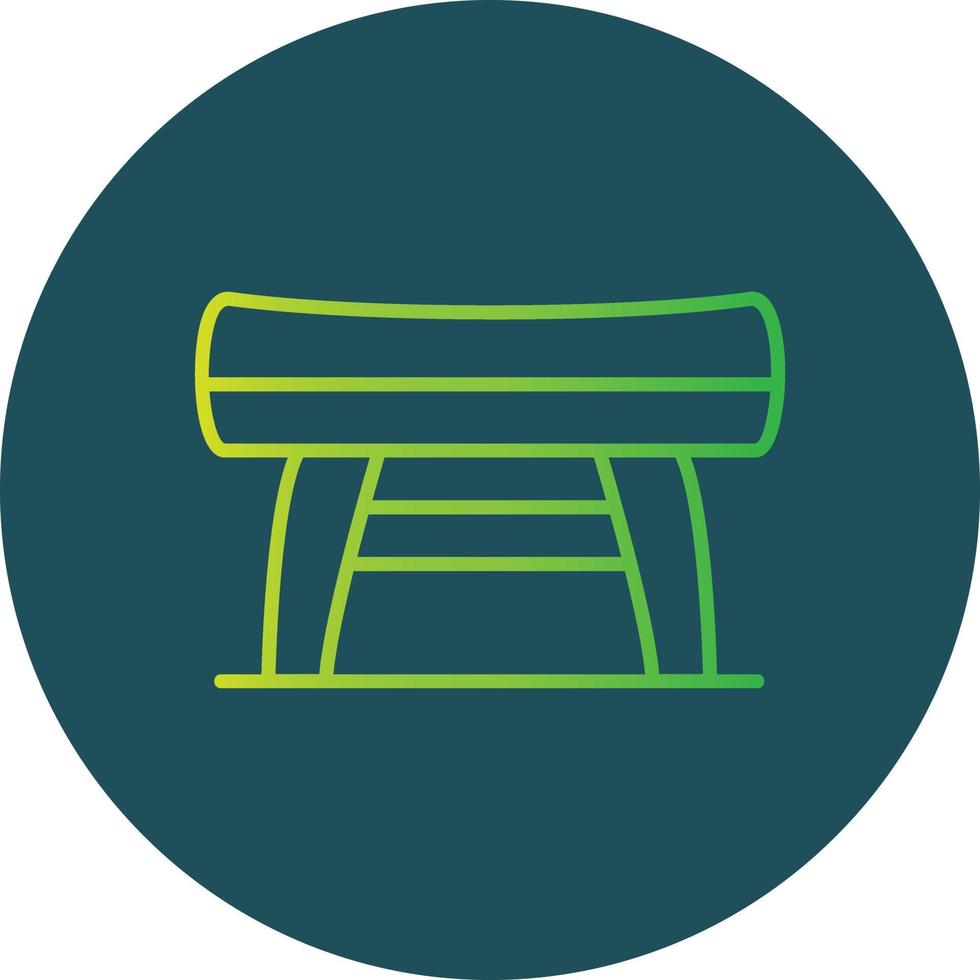 Bench Creative Icon Design vector