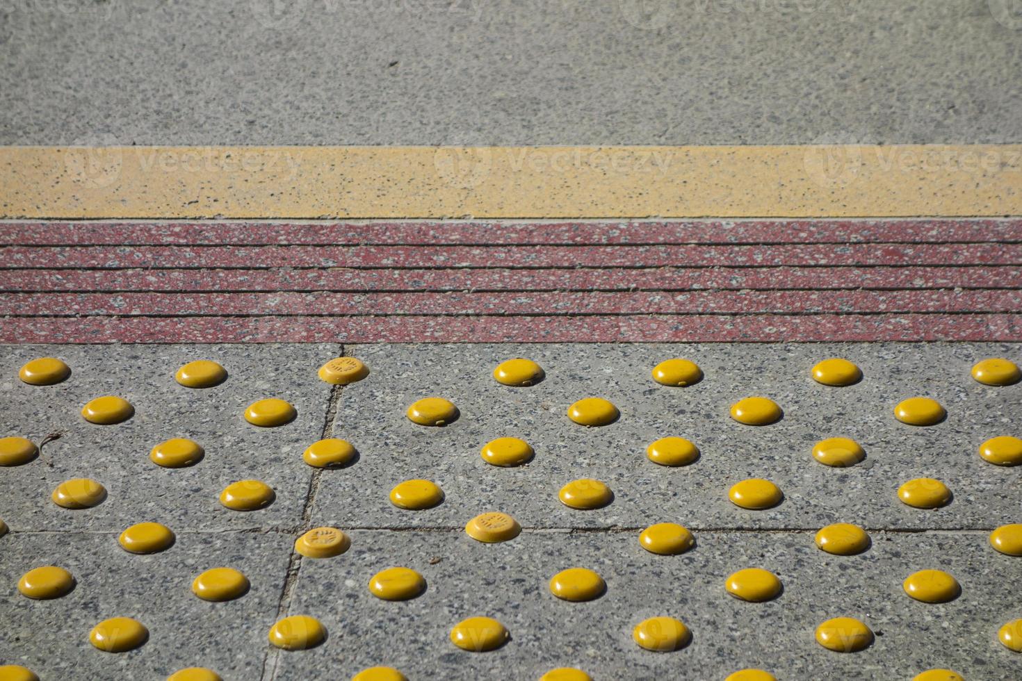 Relief floor for the blind 15952475 Stock Photo at Vecteezy