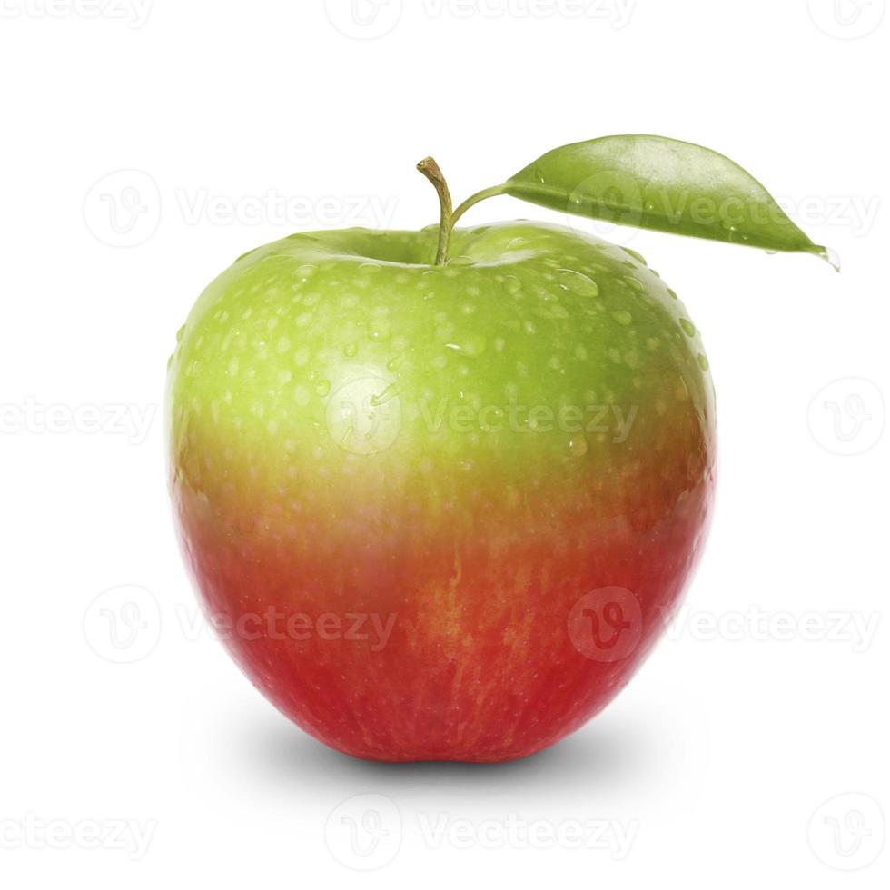 imagen publicitaria de manzana roja y verde foto