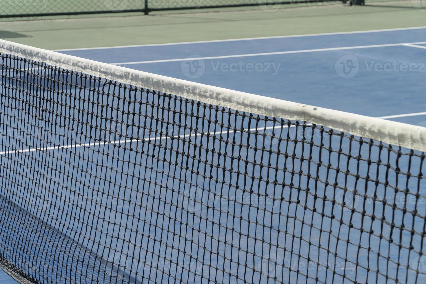 detalle de la red de la cancha de tenis foto