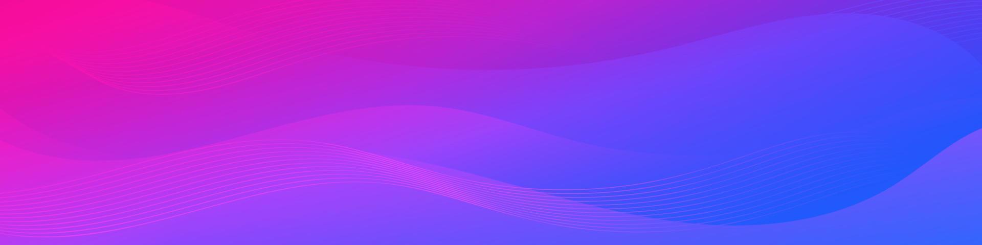 Abstract Purple Fluid Wave Banner Template vector