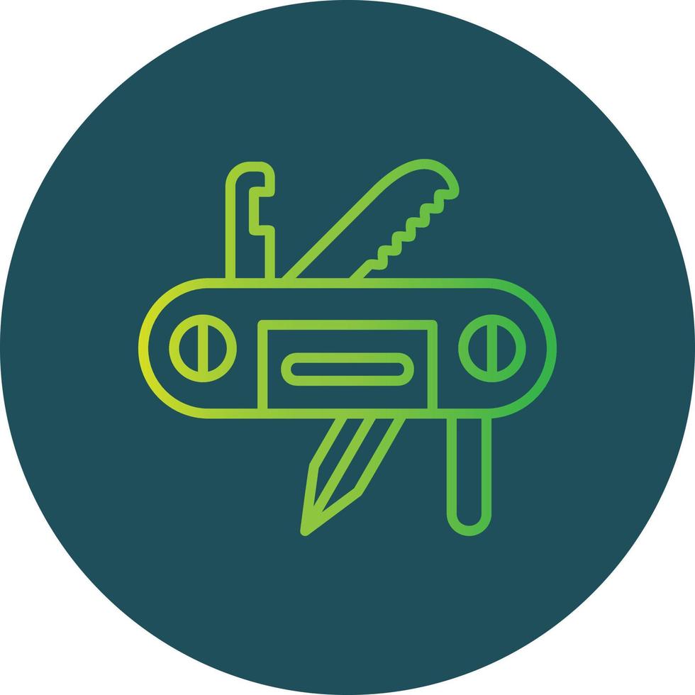 Swiss Army Knife Creative Icon Design vector
