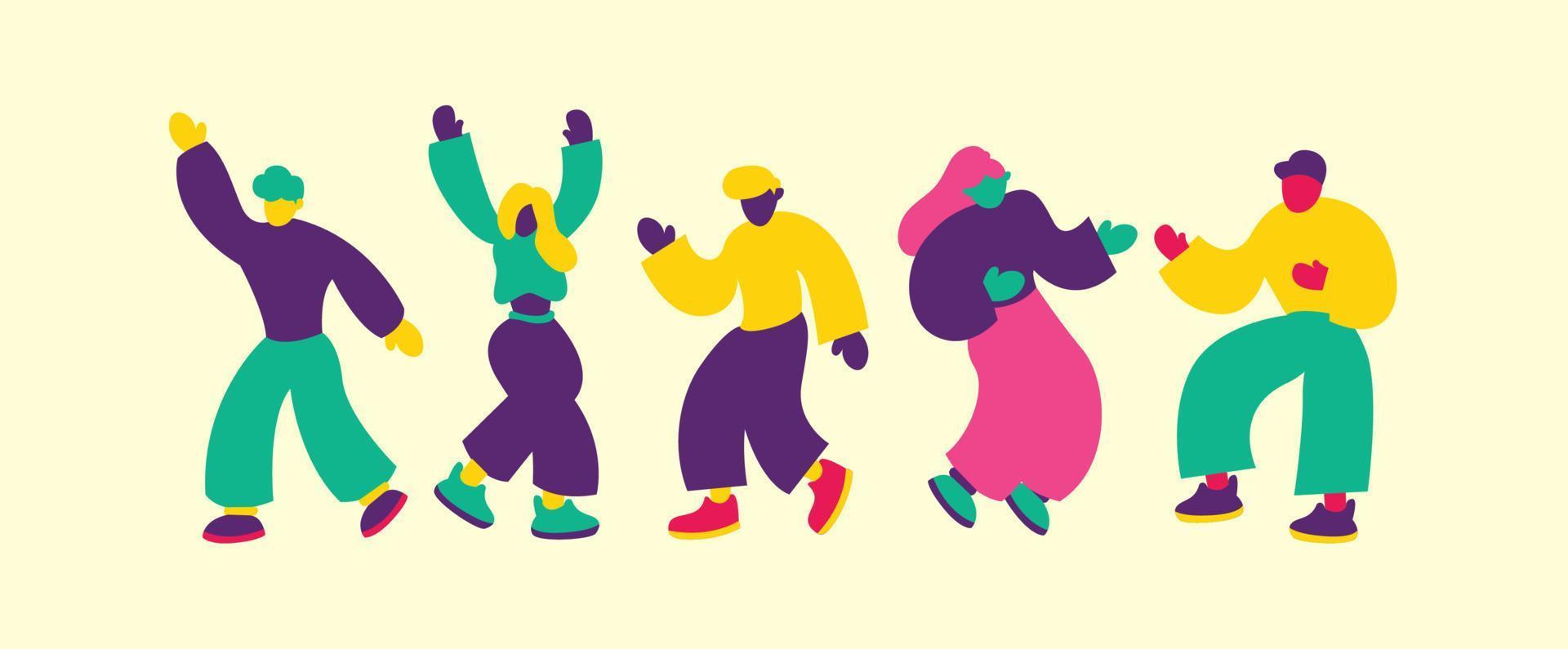 Dance Party Illustration vector