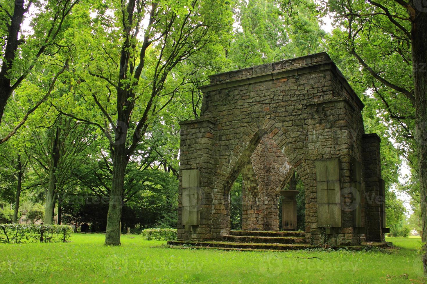 Old military cemetery in Goerlitz, Germany photo