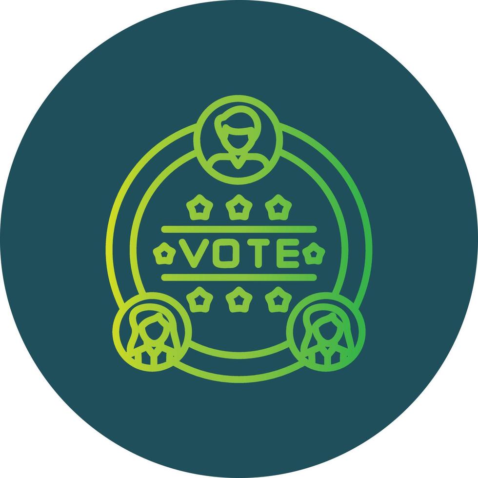 Elections Creative Icon Design vector