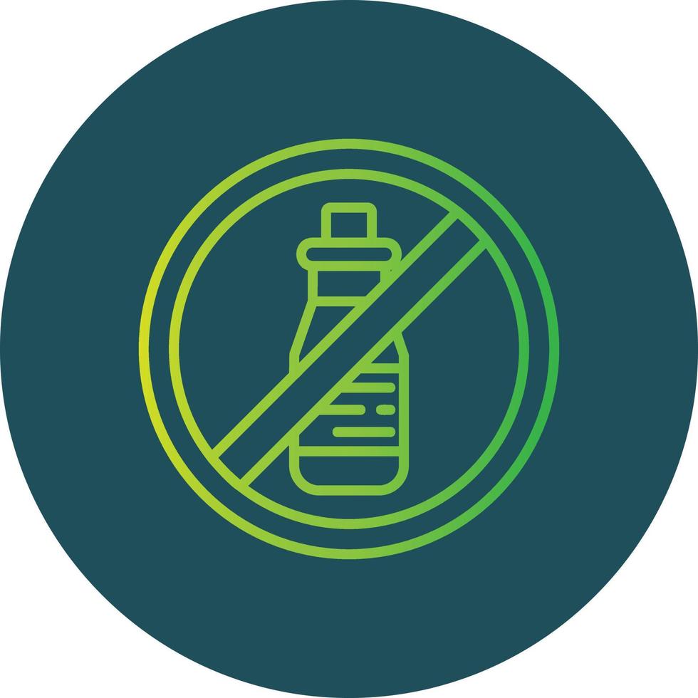 No Alcohol Creative Icon Design vector