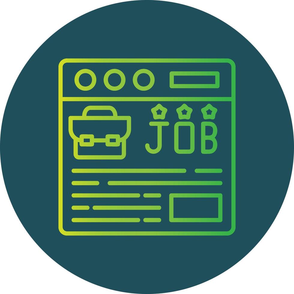Job Creative Icon Design vector
