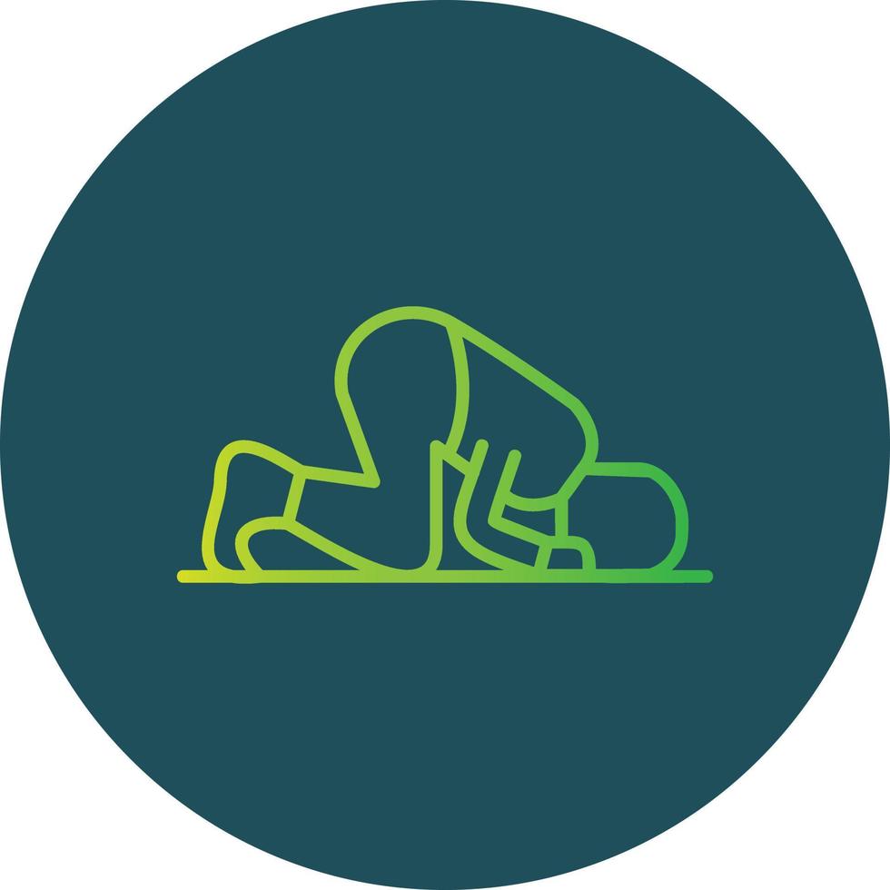Sujud Creative Icon Design vector