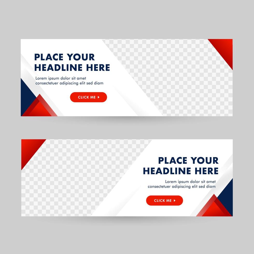 Elegant banner design combined with dark blue and orange. combined with triangular elements that red it look professional so it is suitable for your business vector