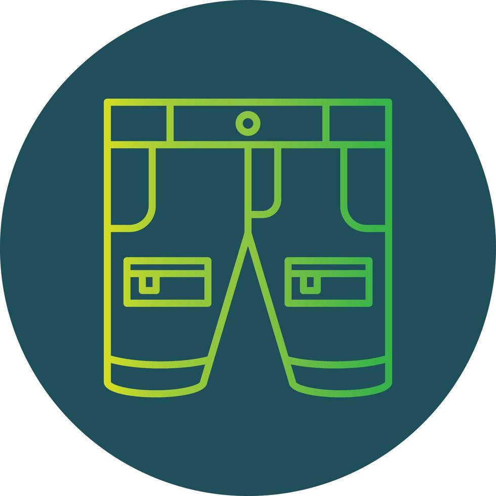 Shorts Creative Icon Design vector