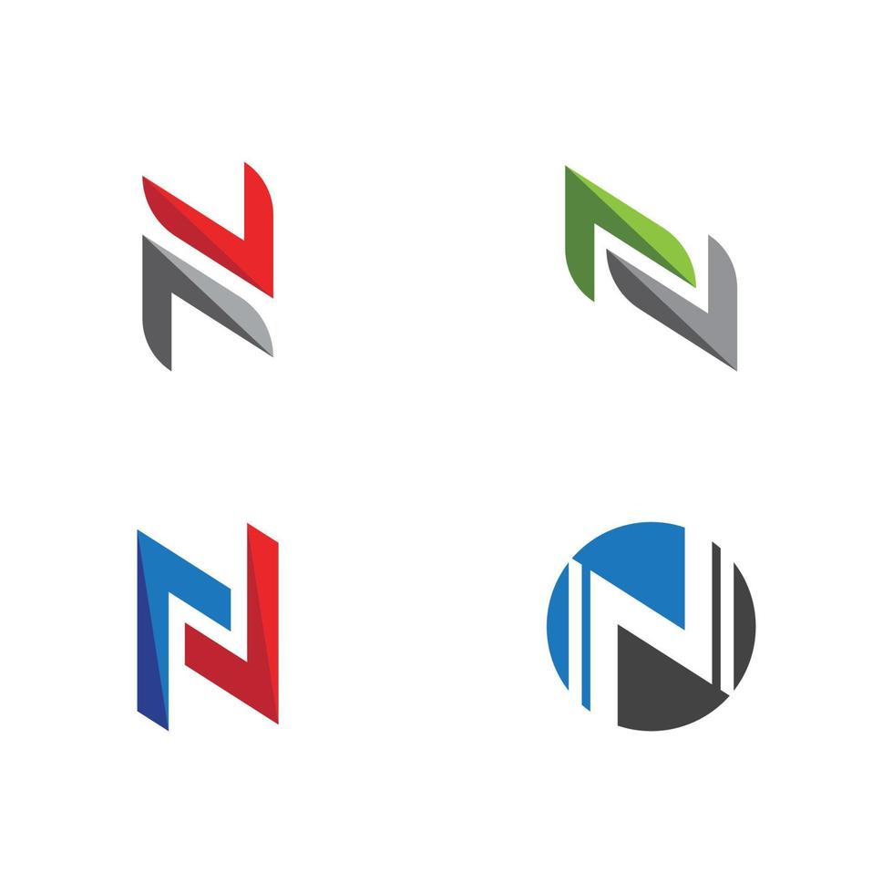 N Letter Logo Template vector
