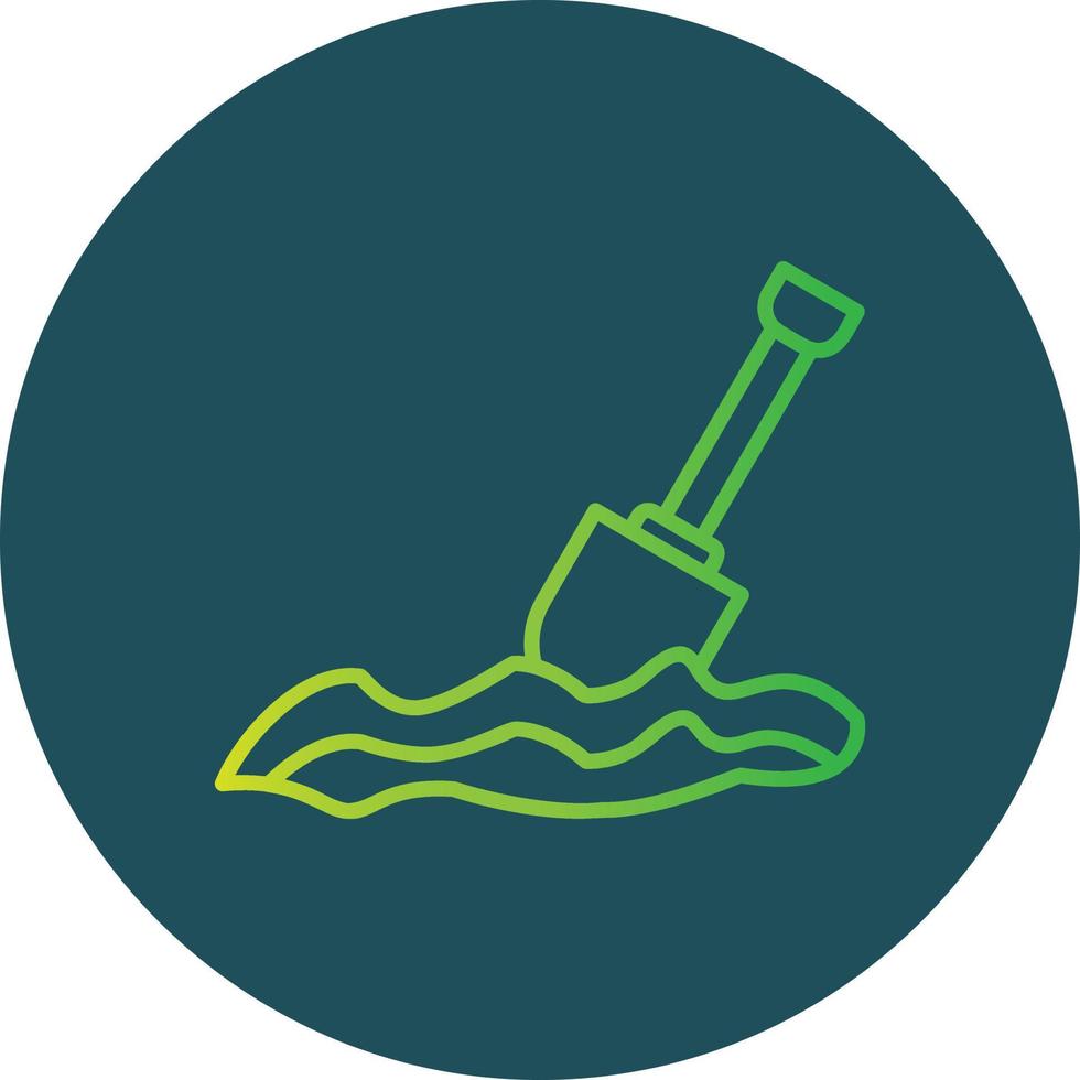 Digging Creative Icon Design vector