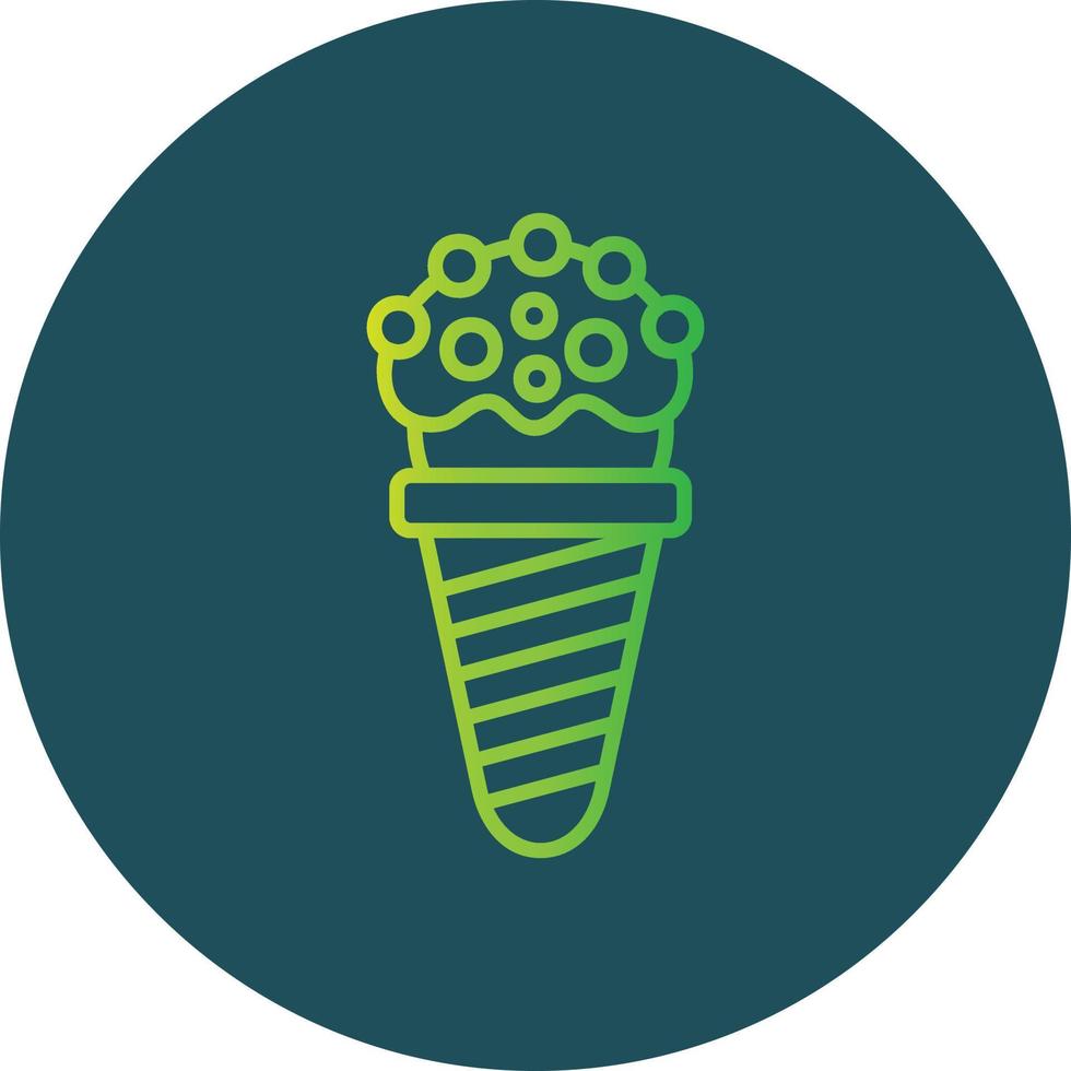 diseño de icono creativo de cono de helado vector