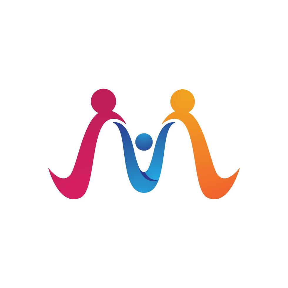 Community, network and social icon vector
