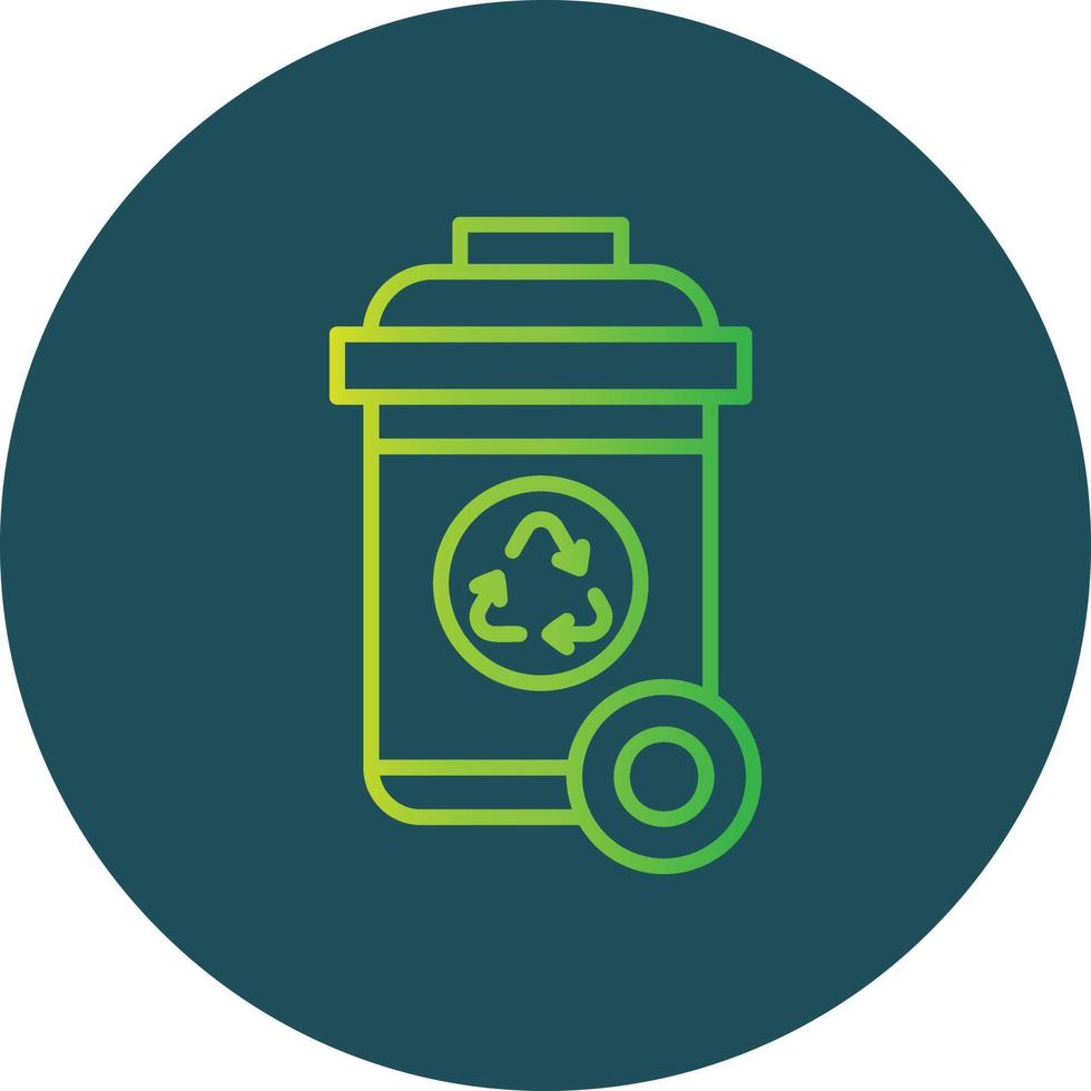 Recycle Bin Creative Icon Design vector