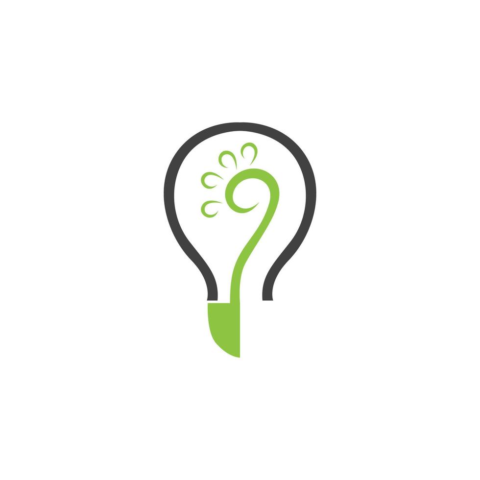 light bulb symbol icon vector
