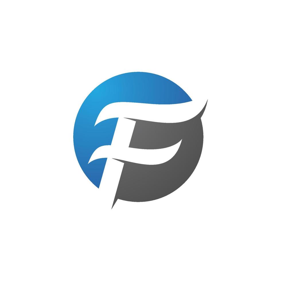 F Letter vector icon