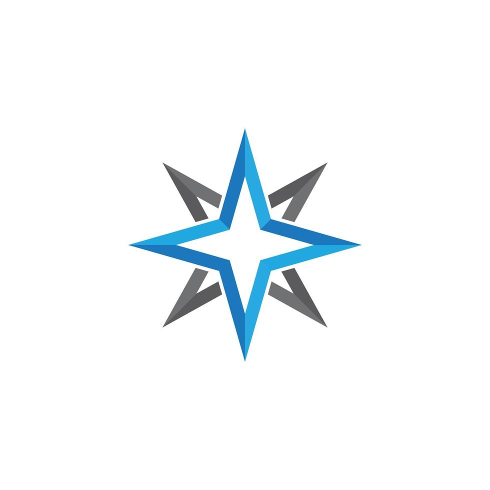 Compass vector icon illustration