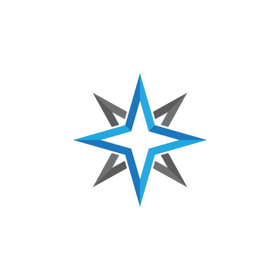 Compass vector icon illustration