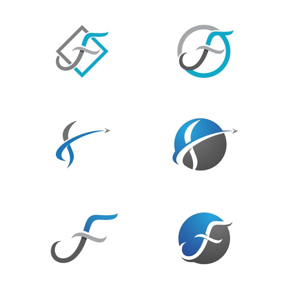 F Letter vector icon