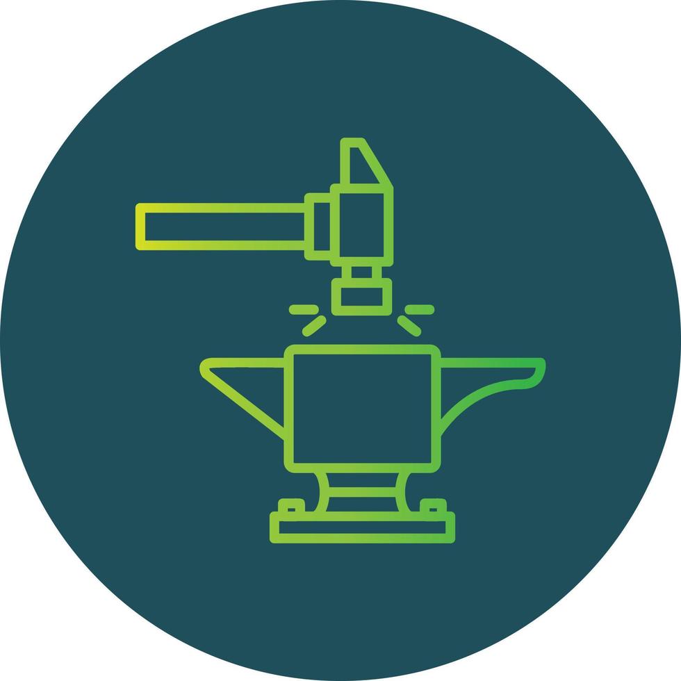 Anvil Creative Icon Design vector
