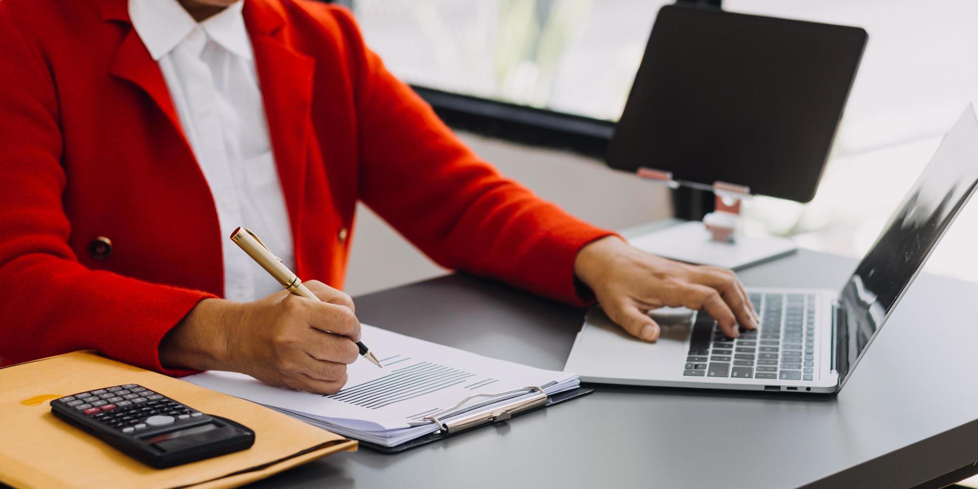 business finance technology and investment trading trader investor. Stock Market Investments Funds and Digital Assets. businessman analyzing forex trading graph financial data. photo