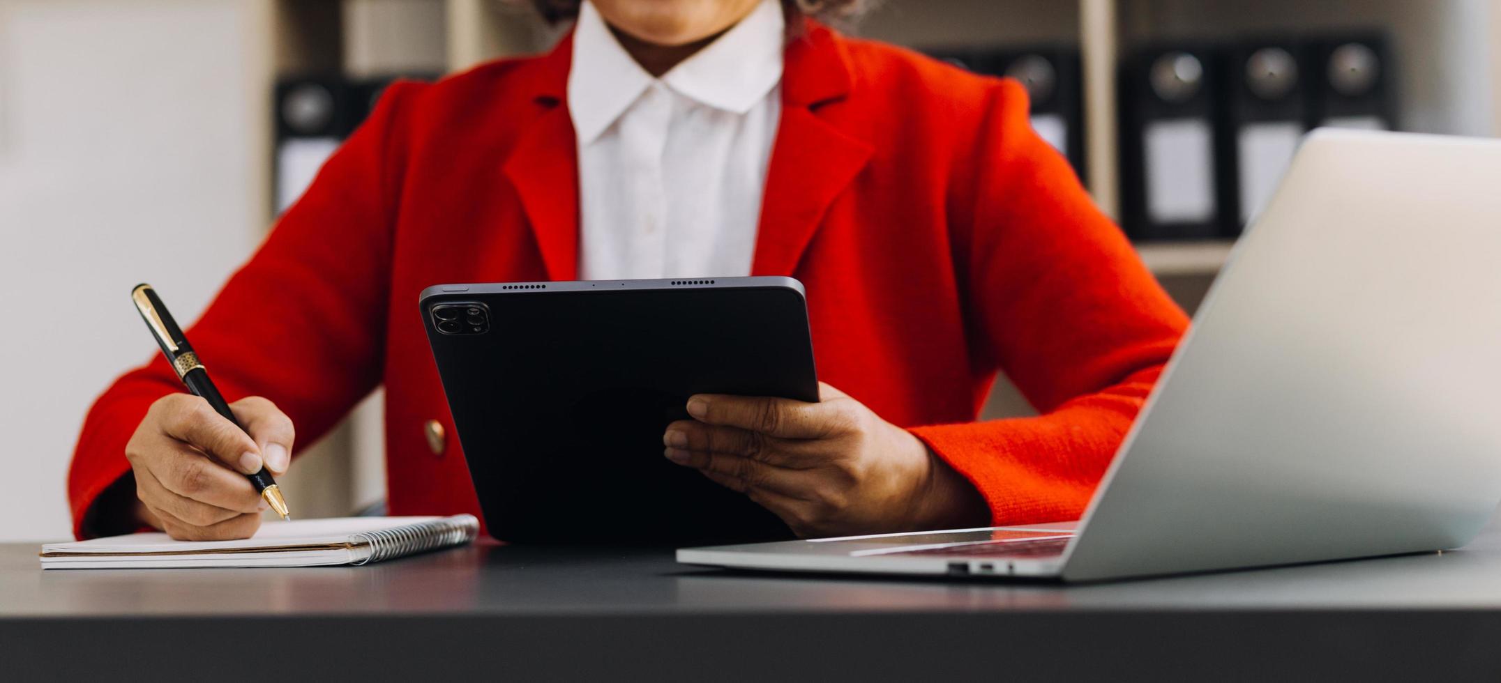 business finance technology and investment trading trader investor. Stock Market Investments Funds and Digital Assets. businessman analyzing forex trading graph financial data. photo