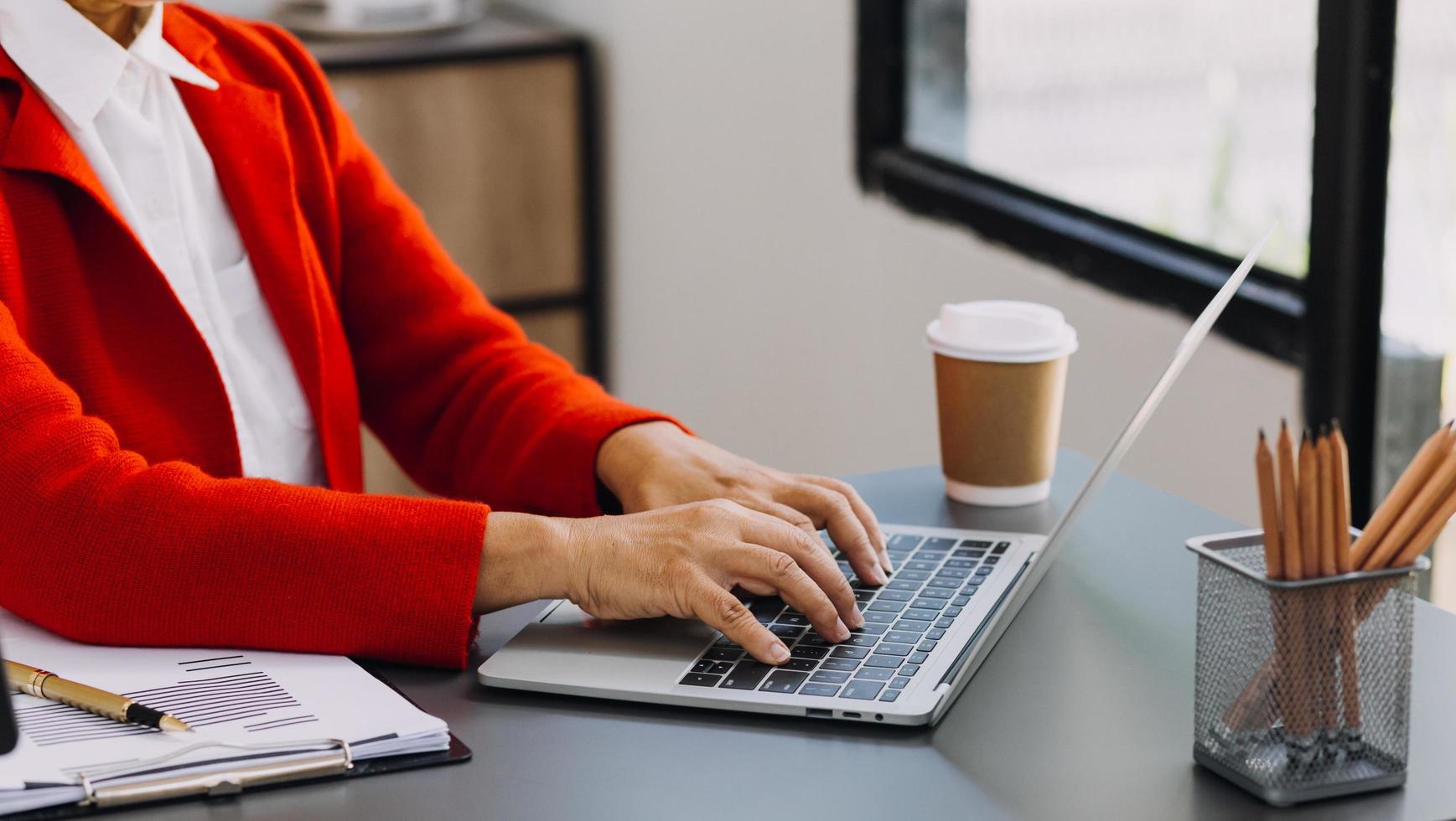 business finance technology and investment trading trader investor. Stock Market Investments Funds and Digital Assets. businessman analyzing forex trading graph financial data. photo