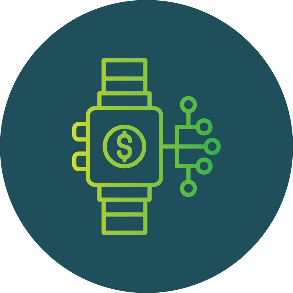 diseño de icono creativo de reloj inteligente vector