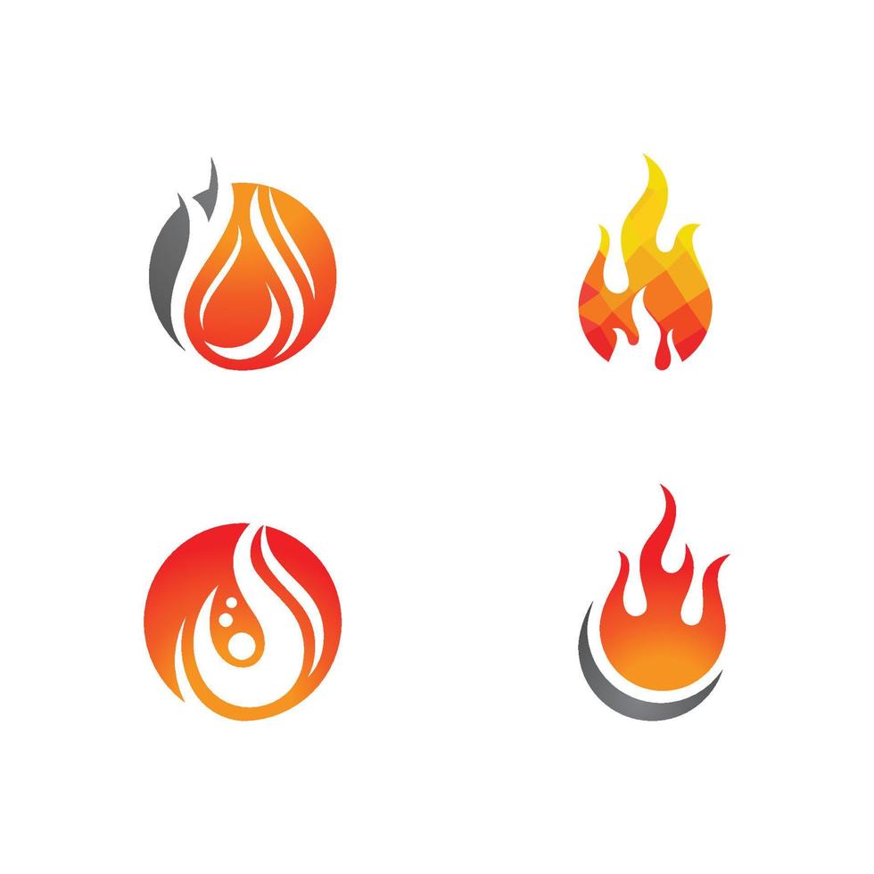 Fire flame vector illustration design