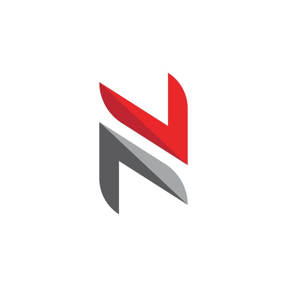 N Letter Logo Template vector
