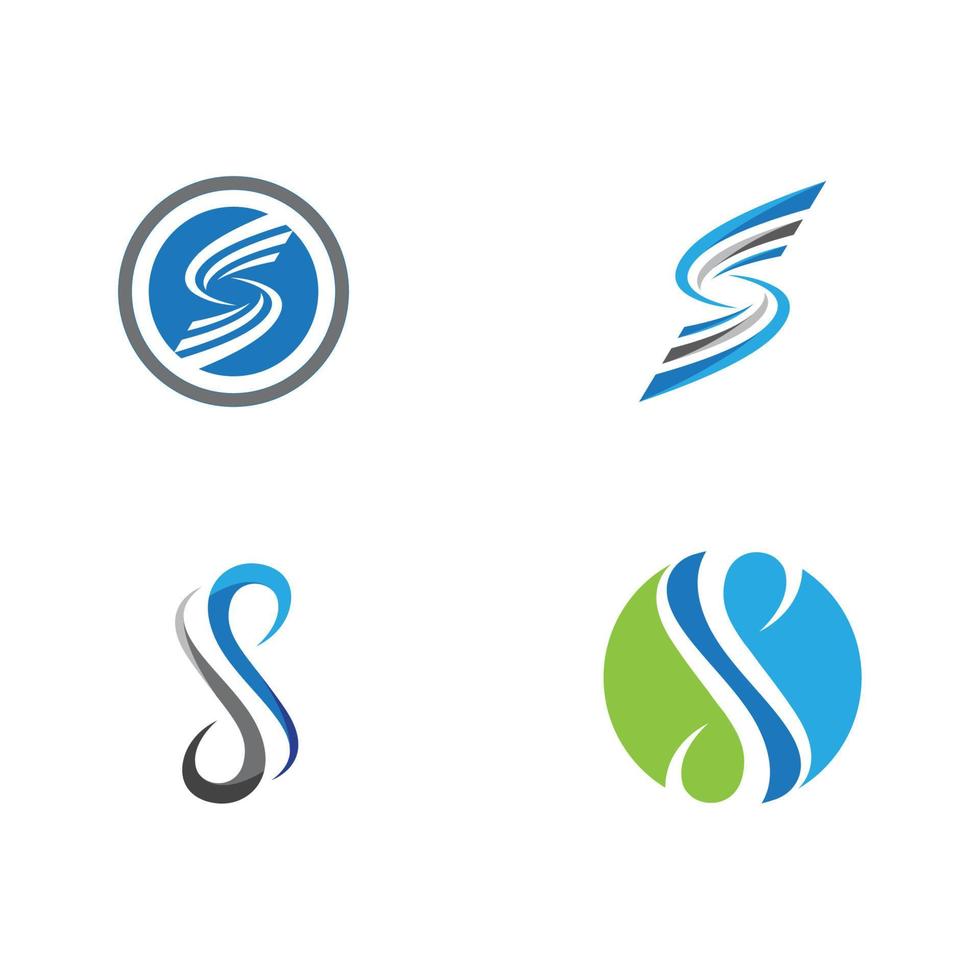 Business corporate S letter logo vector
