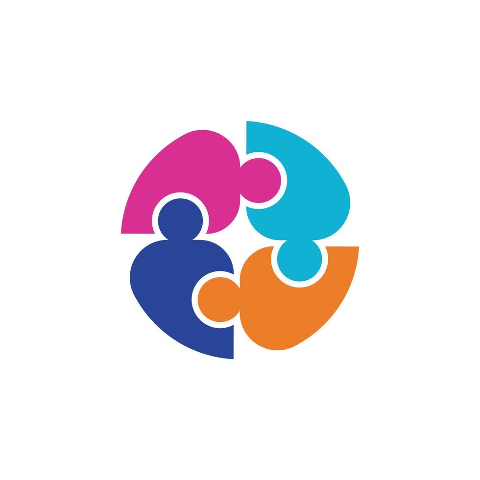 Community, network and social icon vector