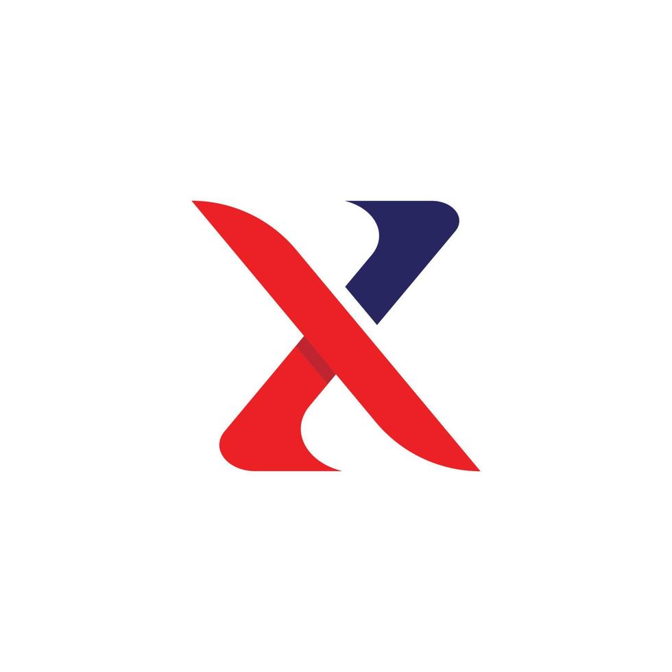 X Letter Logo Template vector icon