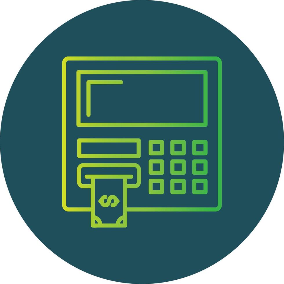 Atm Creative Icon Design vector