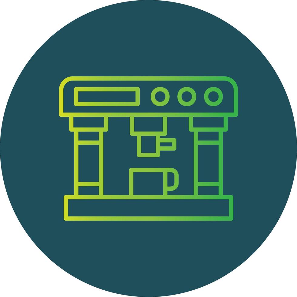 Coffee Maker Creative Icon Design vector