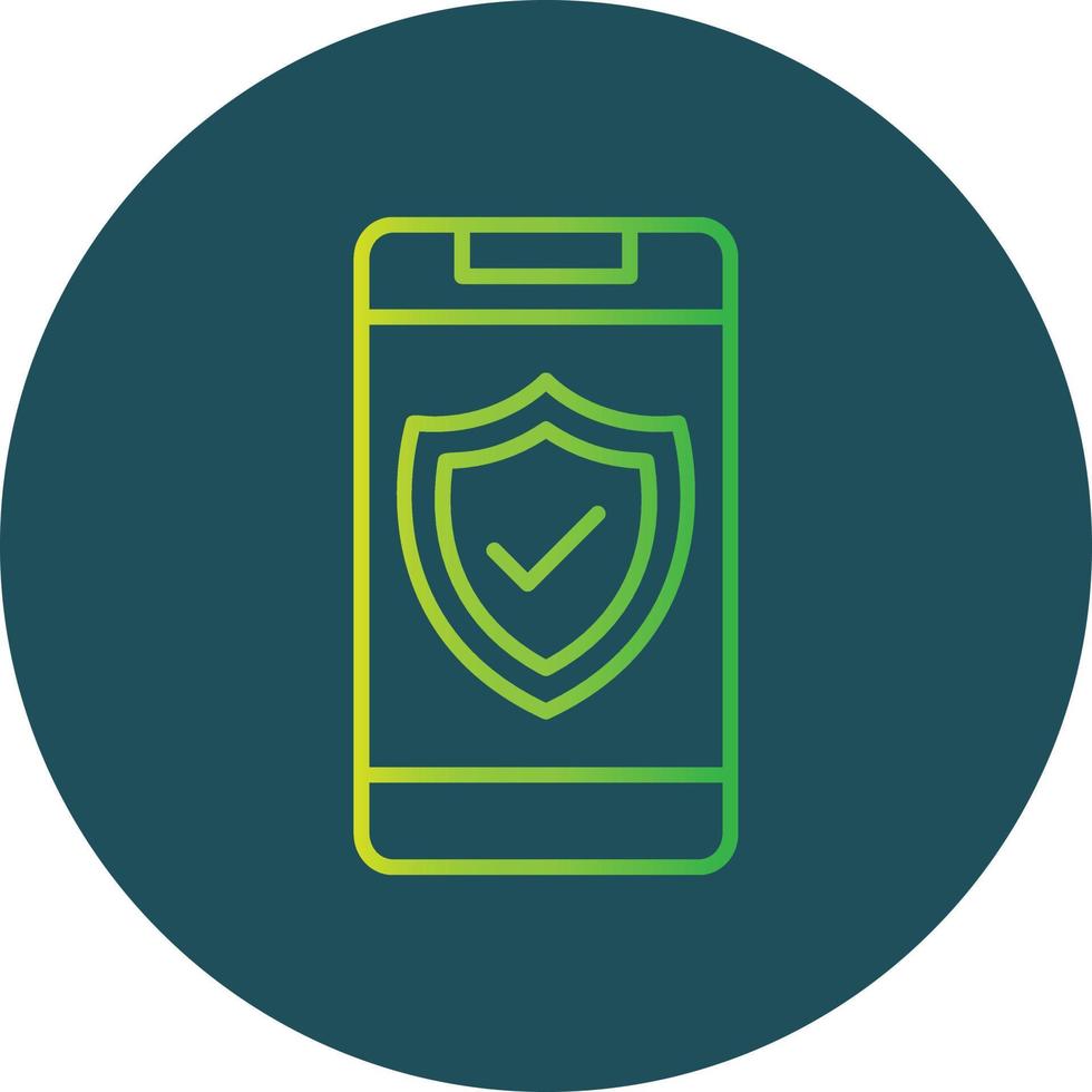 Phone Insurance Creative Icon Design vector