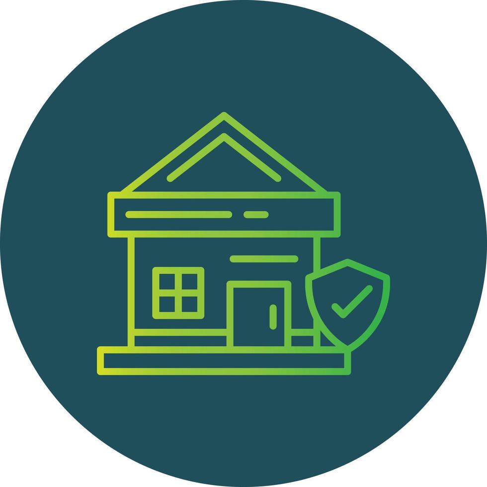 Home Insurance Creative Icon Design vector