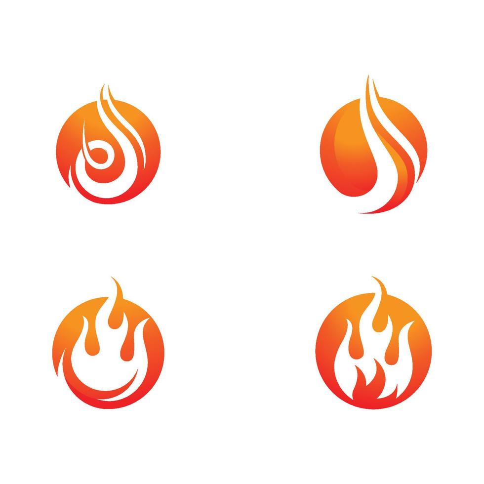 Fire flame vector illustration design