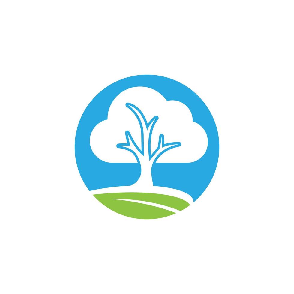 Tree branch vector ilustration design