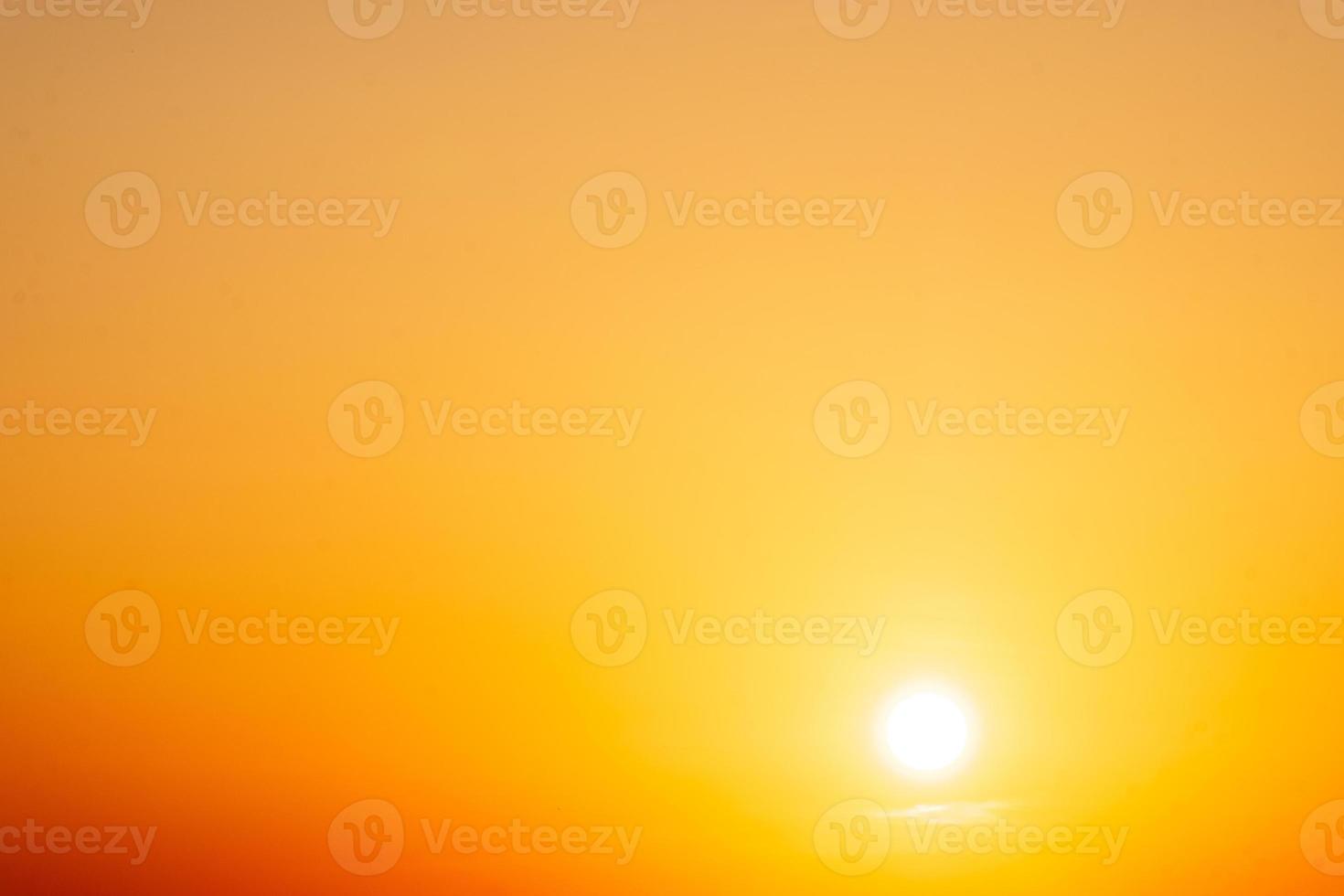 beautiful gradient orange clouds and sunlight on the blue sky perfect for the background, take in everning,Twilight photo