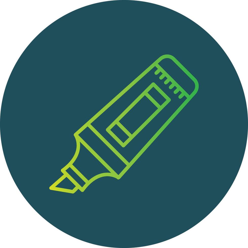 Highlighter Creative Icon Design vector