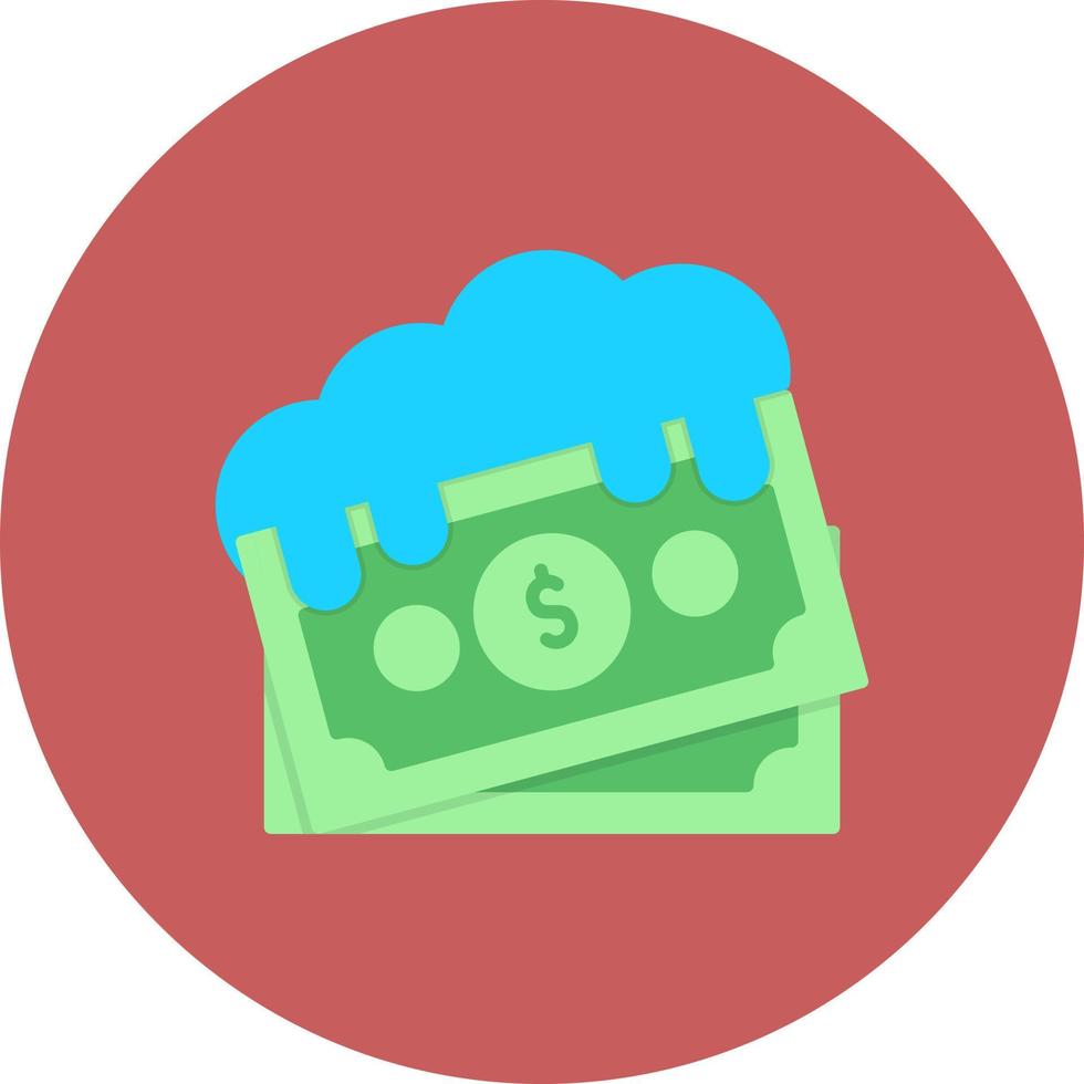 Money Laundering Creative Icon Design vector
