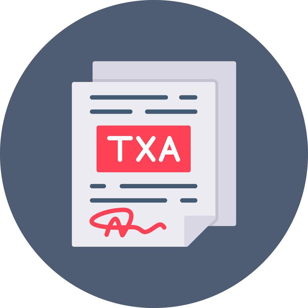 Taxes Creative Icon Design vector