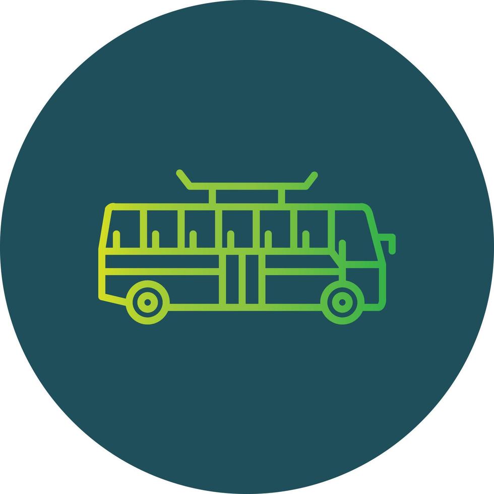 diseño de icono creativo de autobús vector