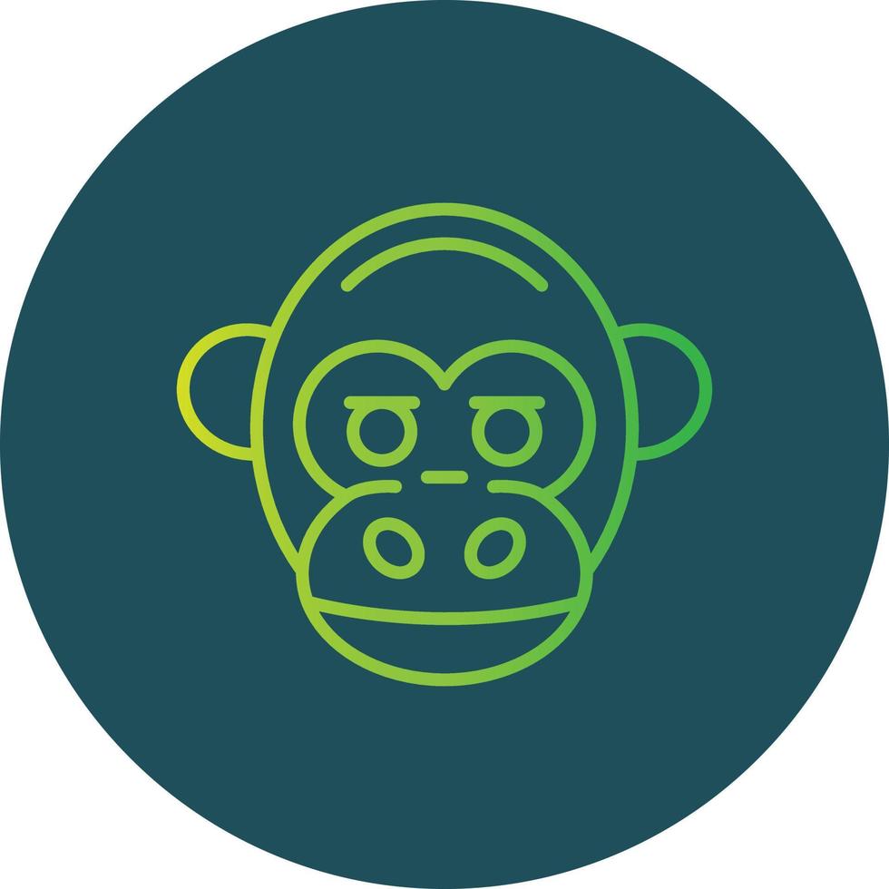 Monkey Creative Icon Design vector