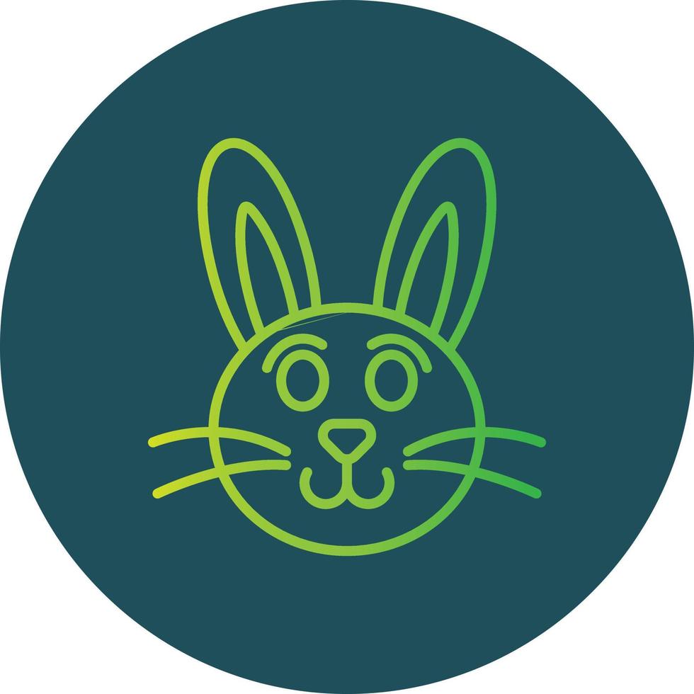 Rabbit Creative Icon Design vector