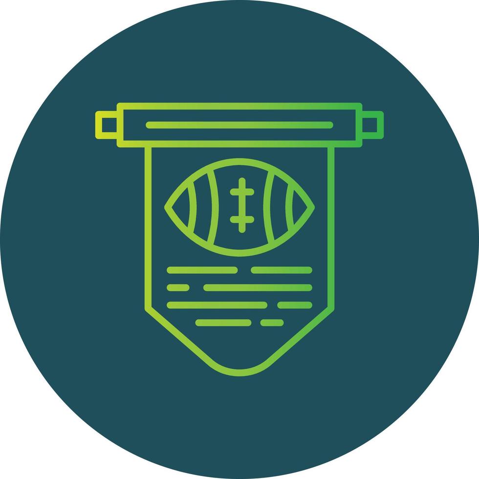 Pennant Creative Icon Design vector