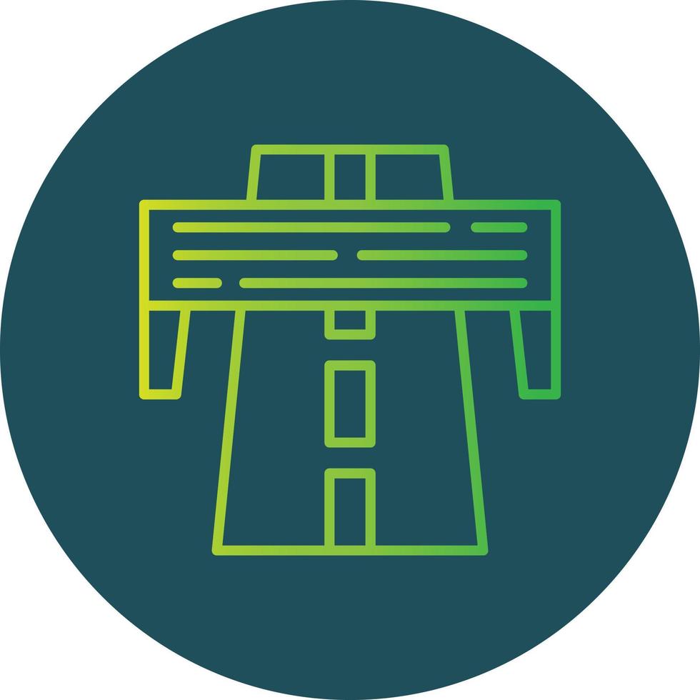 Motorway Creative Icon Design vector