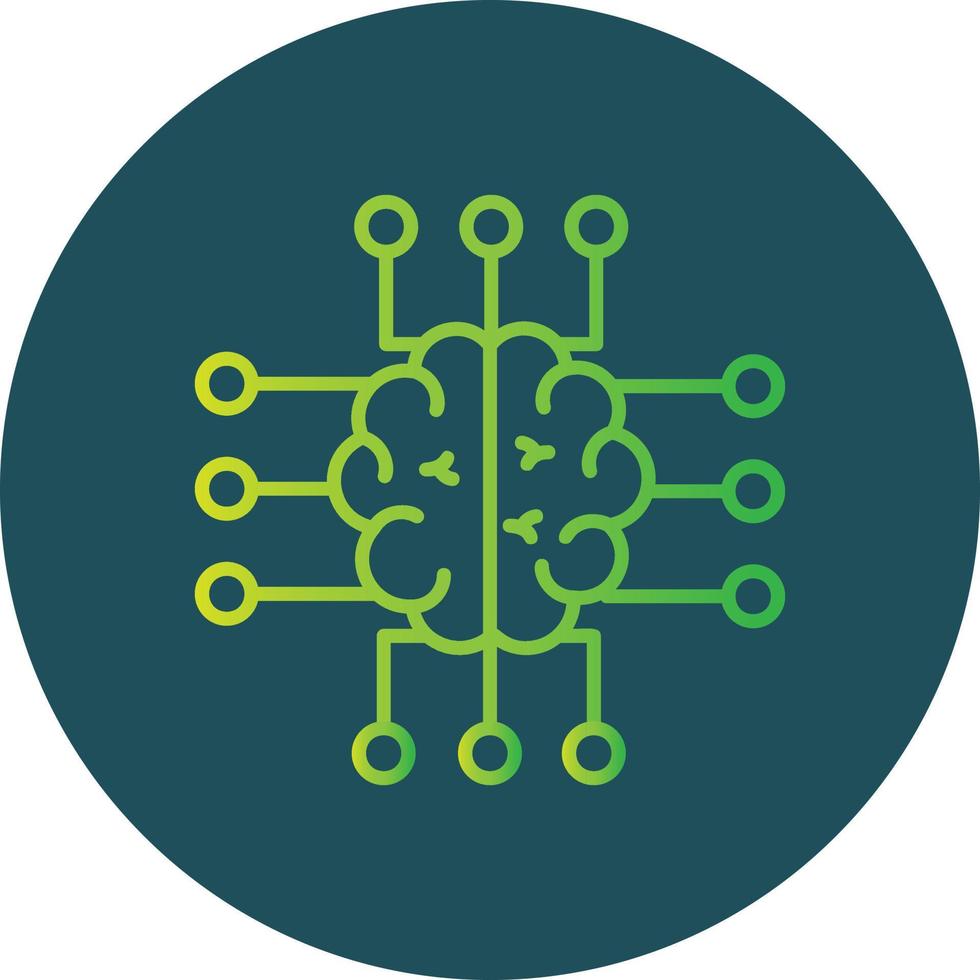 Neuroimaging Creative Icon Design vector